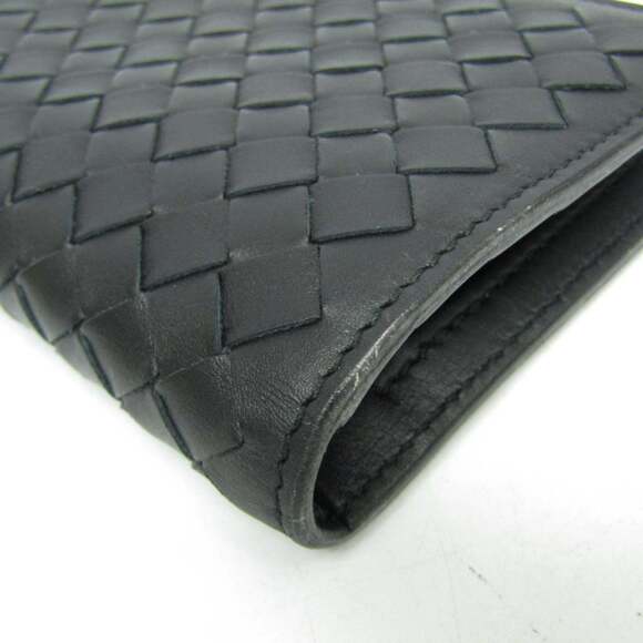 Bottega Veneta Intrecciato Continental Wallet 244688 Men's Leather Long Walle...